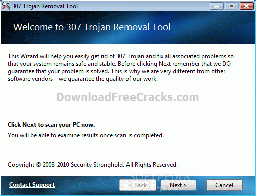 307 Trojan Removal Tool