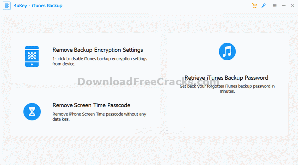 4uKey - iTunes Backup