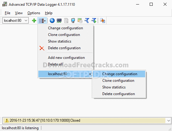 Advanced TCP/IP Data Logger