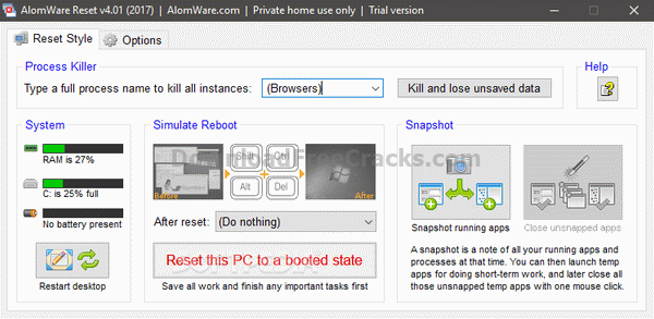 AlomWare Reset