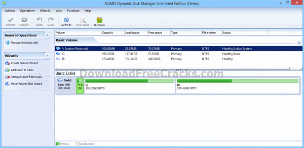 Aomei Dynamic Disk Manager Unlimited Edition