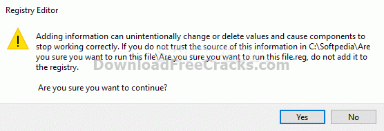 Are You Sure You Want to Run This File Registry File
