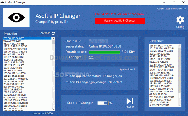 Asoftis IP Changer