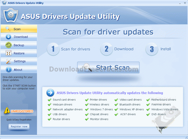asus driver update utility