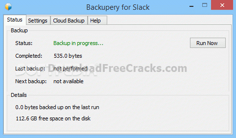 Backupery for Slack