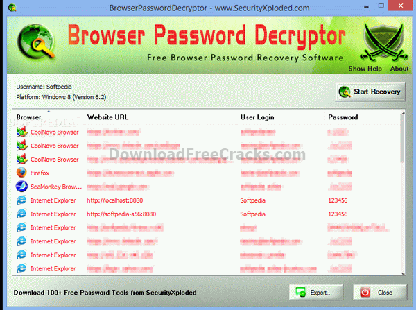 Browser Password Decryptor