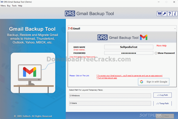 CloudMigration Gmail Backup Tool