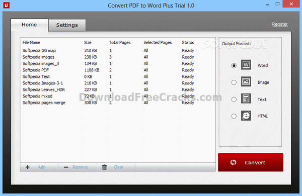 Convert PDF to Word Plus