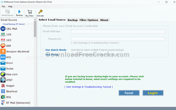 BitRecover Email Address Extractor Wizard