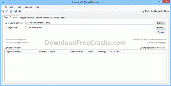 Instant C# Free Edition (formerly Instant C# VB.NET to C# Converter)