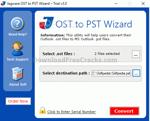 Jagware OST to PST Wizard