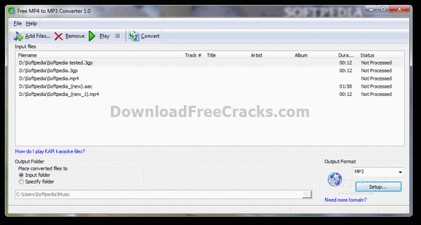 Free MP4 to MP3 converter