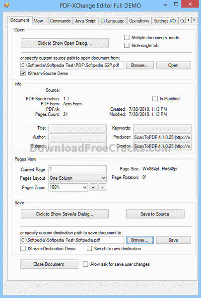 PDF-XChange Editor SDK