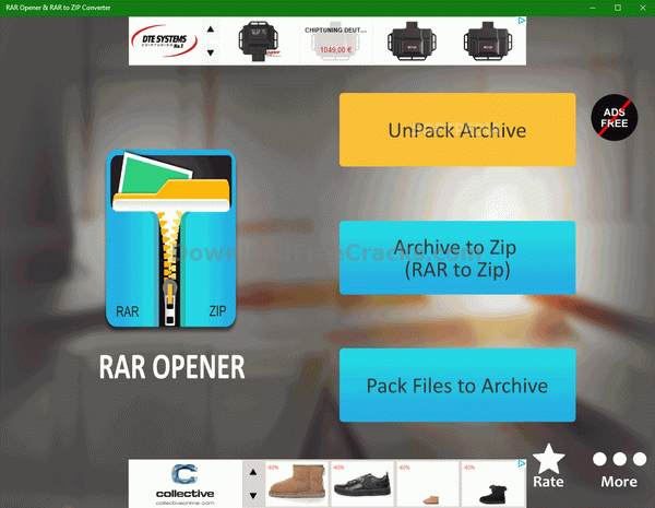 RAR Opener & RAR to ZIP Converter for Windows 10/8.1