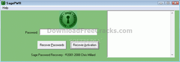Sage Password Recovery
