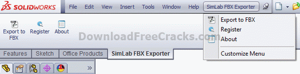 SimLab FBX Exporter for SolidWorks