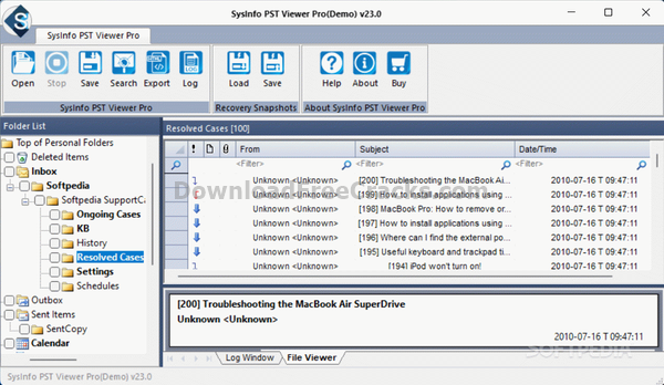 Sysinfo Outlook PST Viewer Pro