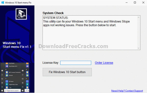 Windows 10 Start menu Fix