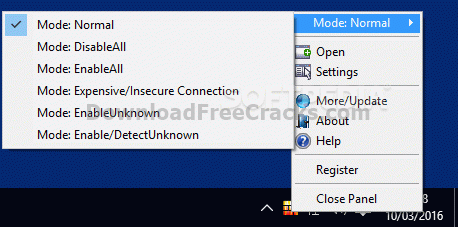 Windows 10 Firewall Control Network/Cloud Edition