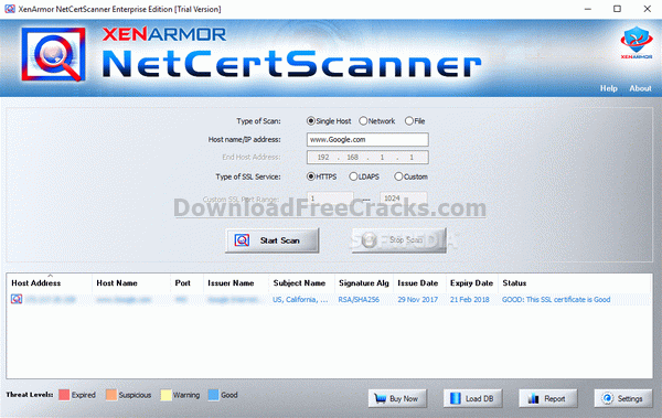 XenArmor NetCertScanner