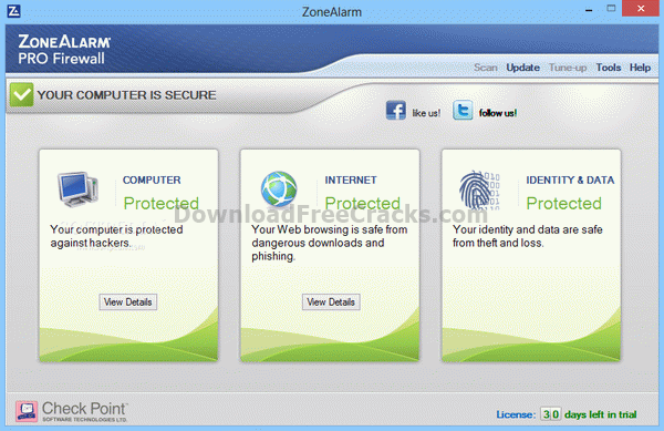 ZoneAlarm Pro Firewall