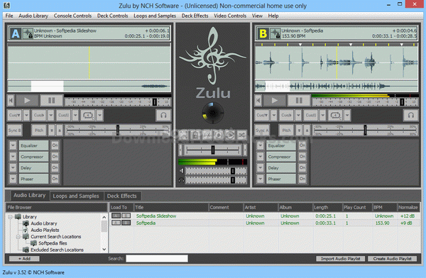 Zulu DJ Mixing Software